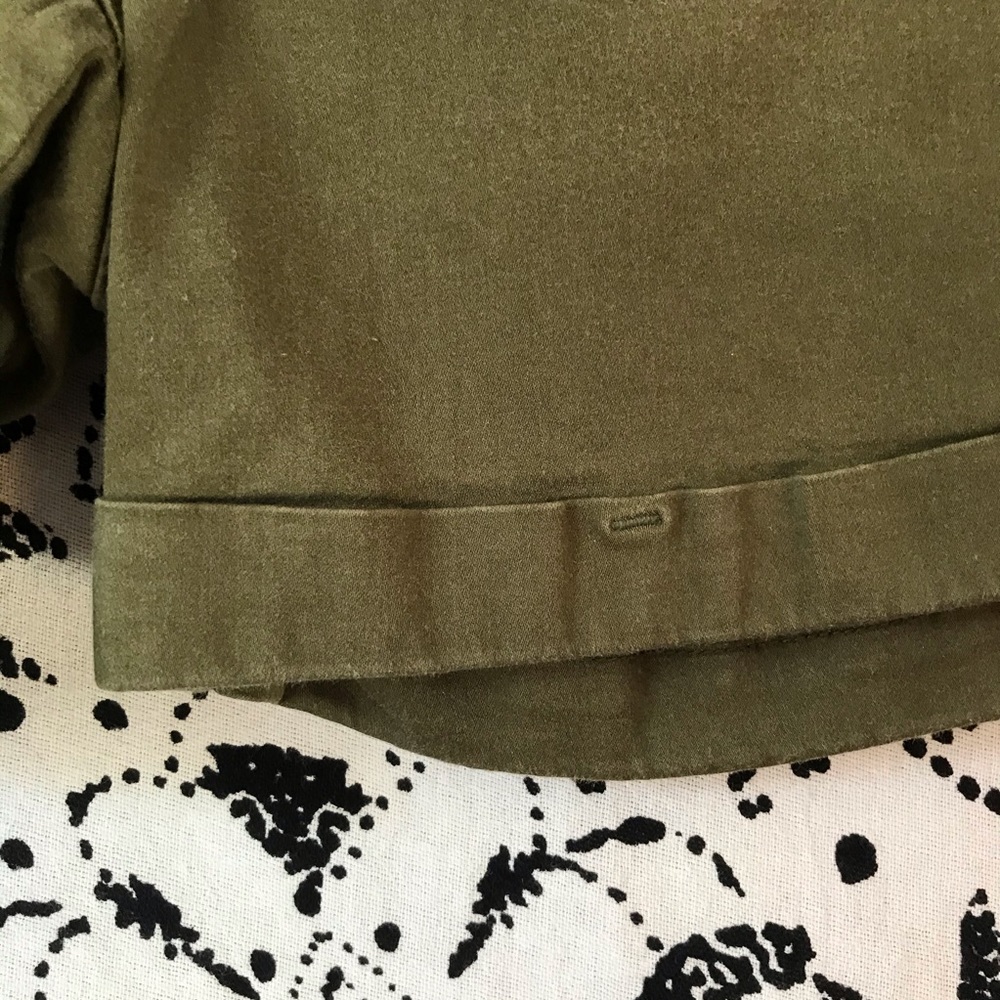 Celebrity Pink army green mid-length shorts - Picture 4 of 8